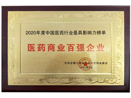 醫(yī)藥商業(yè)百強企業(yè)